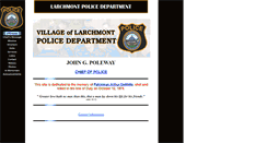Desktop Screenshot of larchmontpolice.org